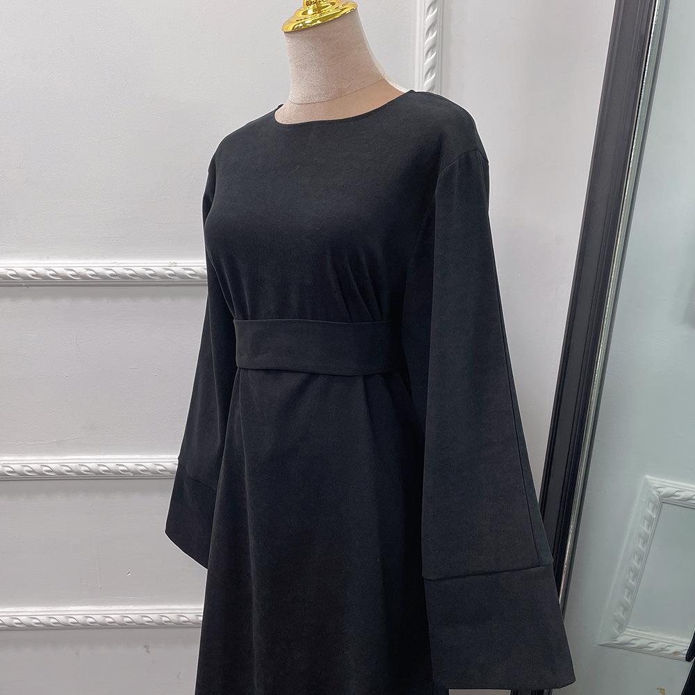 Robe tunique de couleur unie HASASERIES HS1011