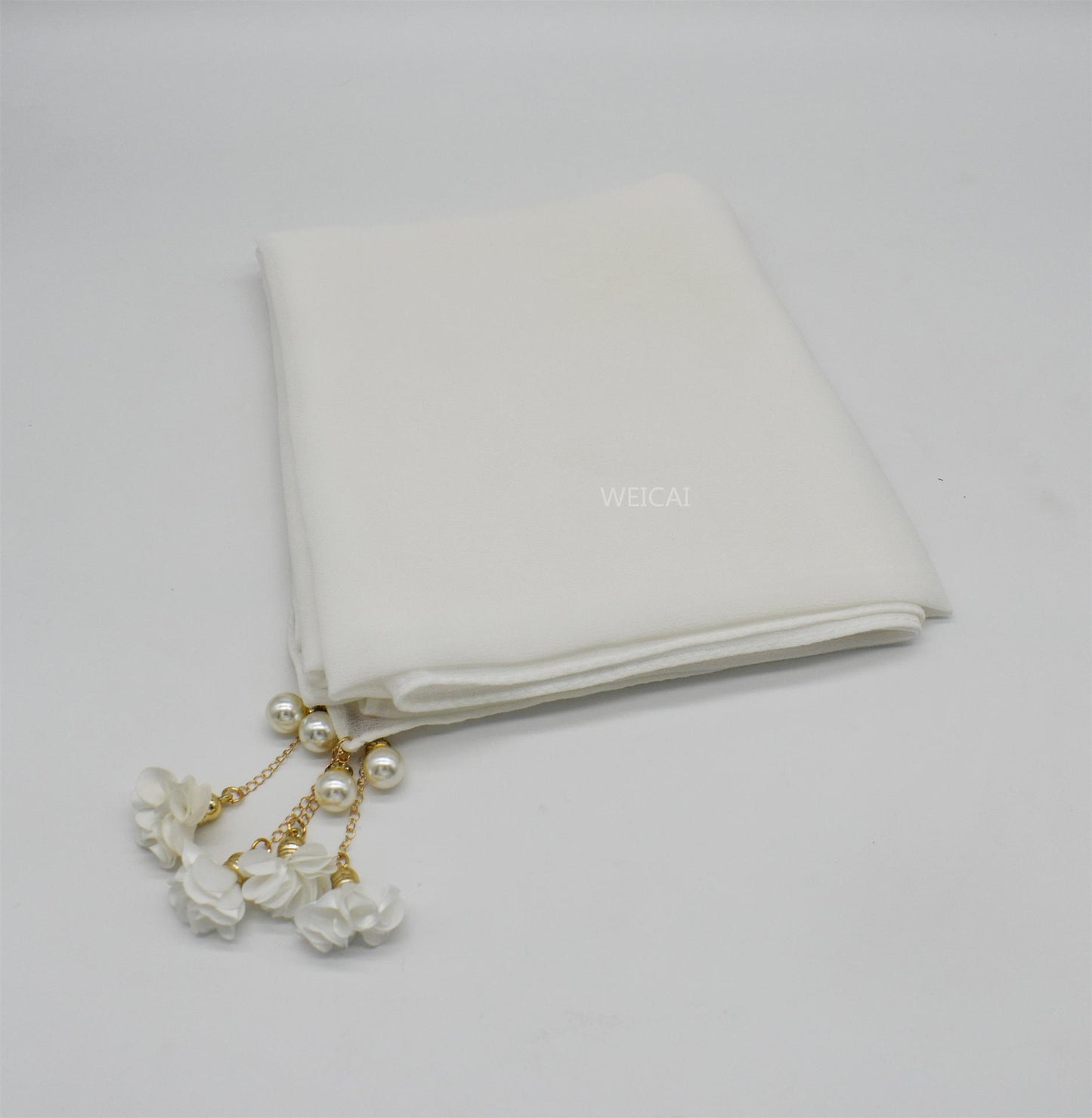 HASASERIES HS1055 Pearl Flower Hijab