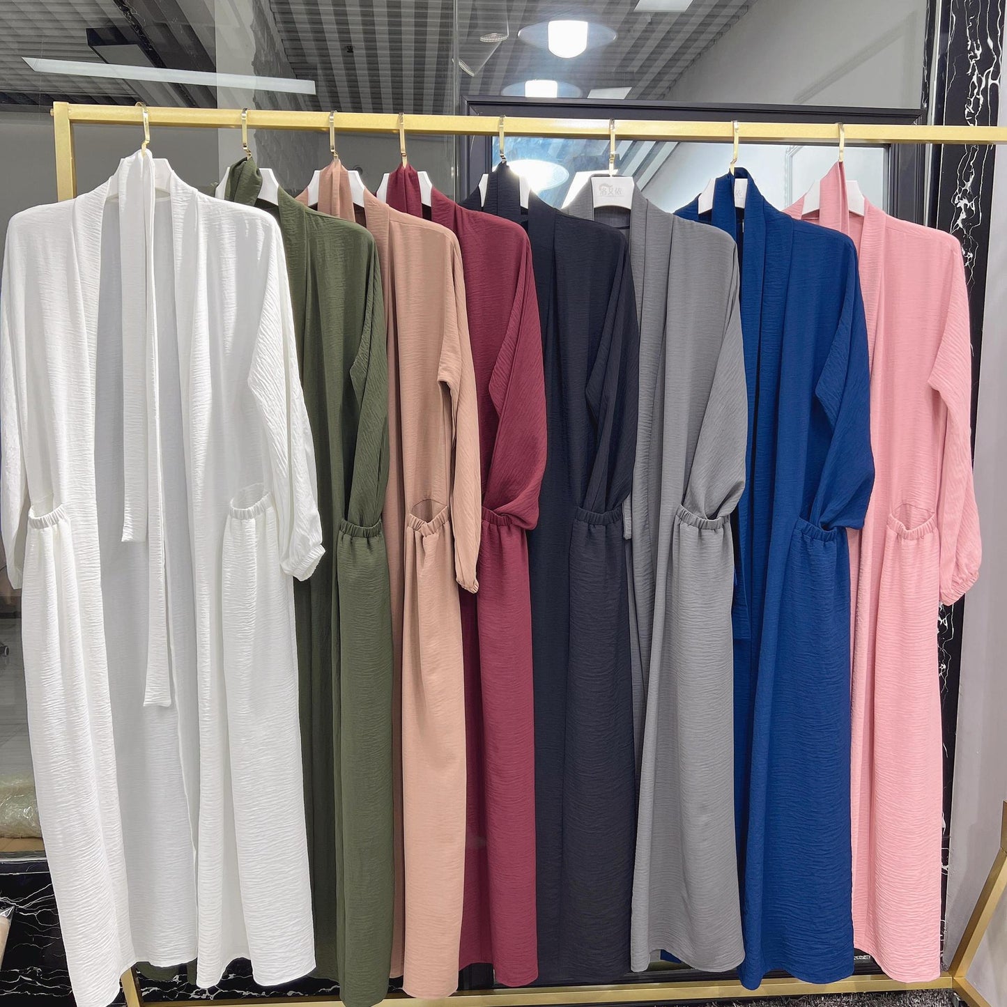 HASASERIES HS1014 Elegant Coat Long Skirt