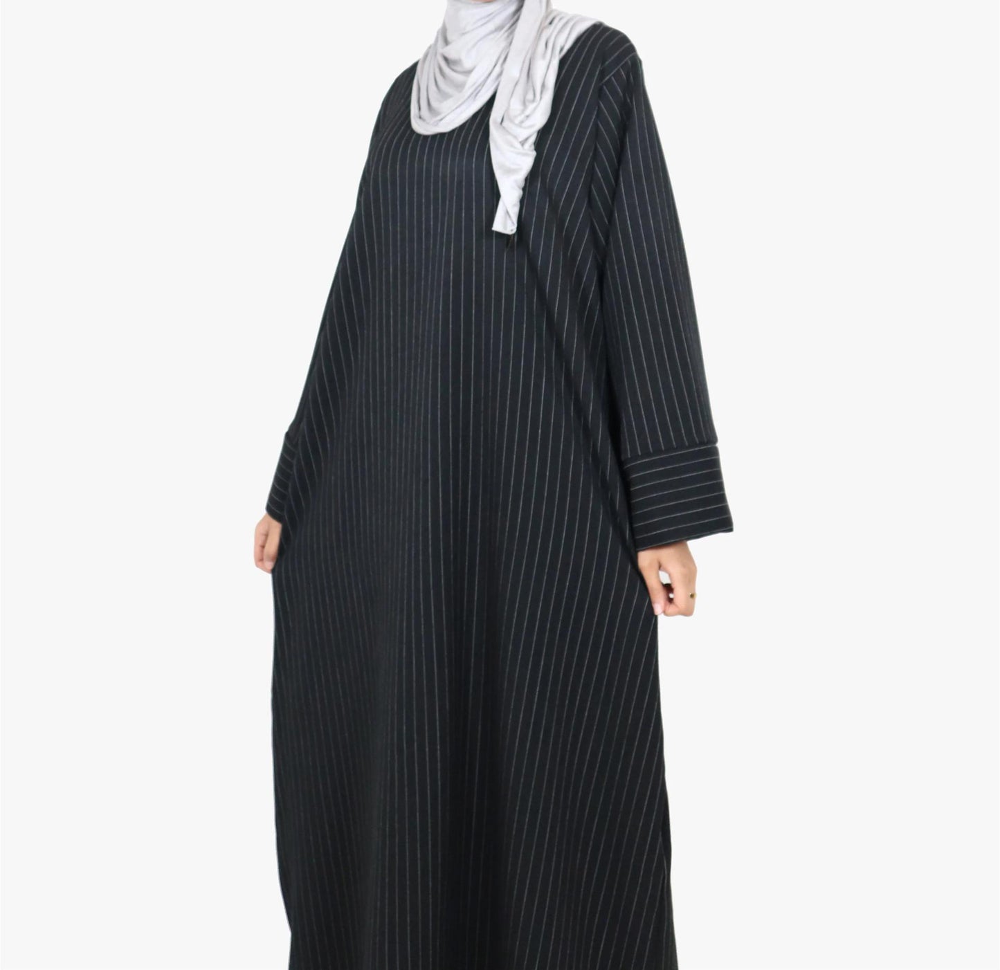 HASASERIES HS0707 Striped maxi dress