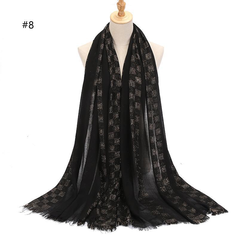HASASERIES HS1142 Soft Solid Color Ladies Headscarf