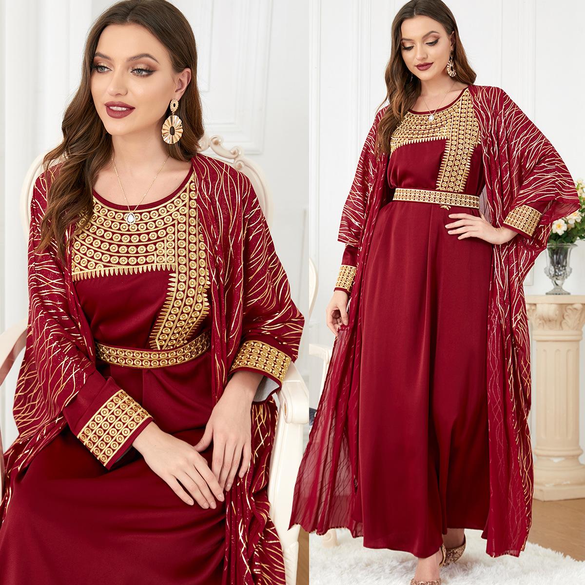 HASASERIES HS1059 2pcs Inner Dress with Cardigan