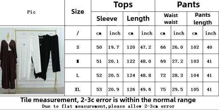 HS6486 Simple Cardigan with Wide-leg Pants, Solid Color Daily Two-piece Suit