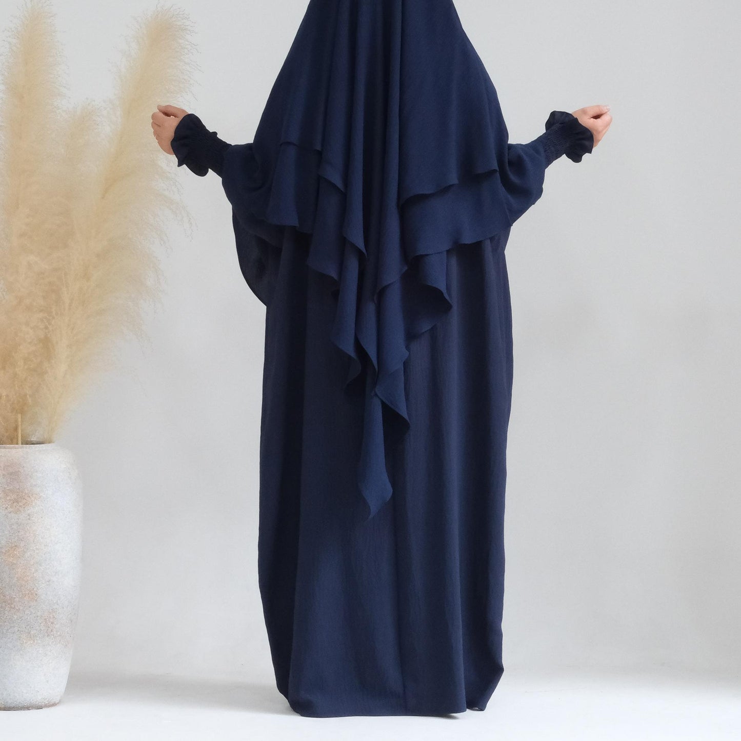 HASASERIES HS1004 Ensemble 2 pièces Abaya + Hijab