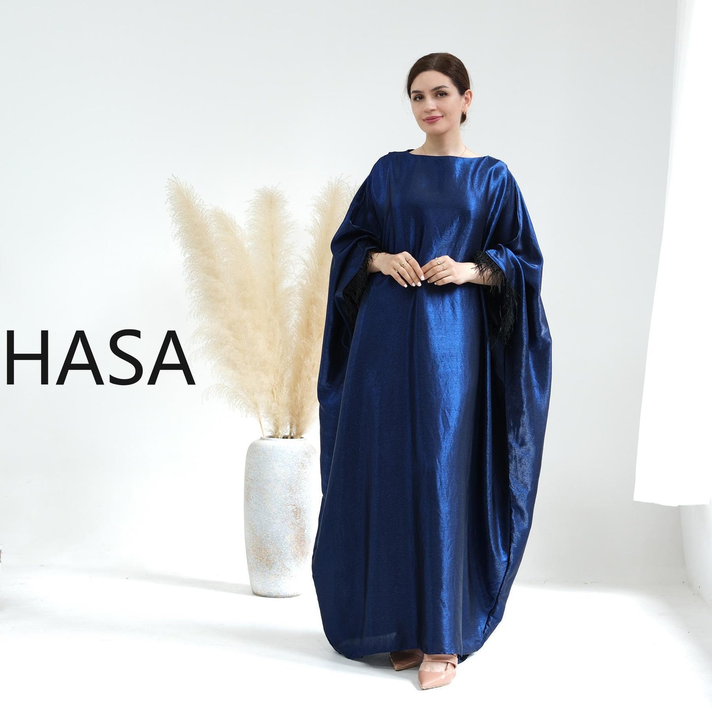 Série Kaftan fluide HASA HS0706 Metallic Elegance