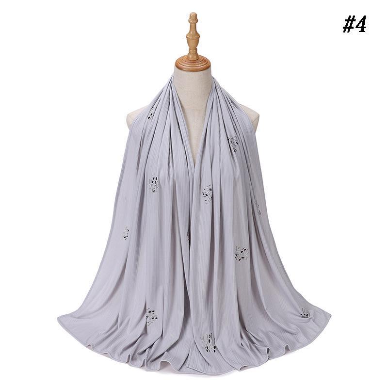 HASASERIES HS1133 Nouveau foulard rayé pour perçage à chaud