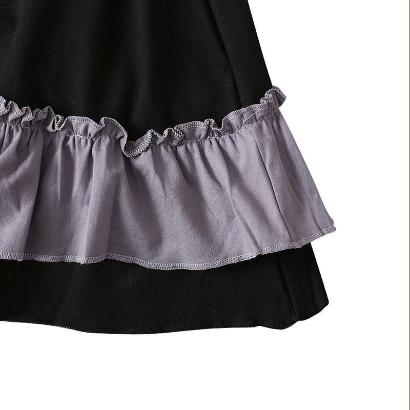 HASASERIES HS1199 Ensemble 2 pièces, Abaya pour enfant avec une couche de Khimar.