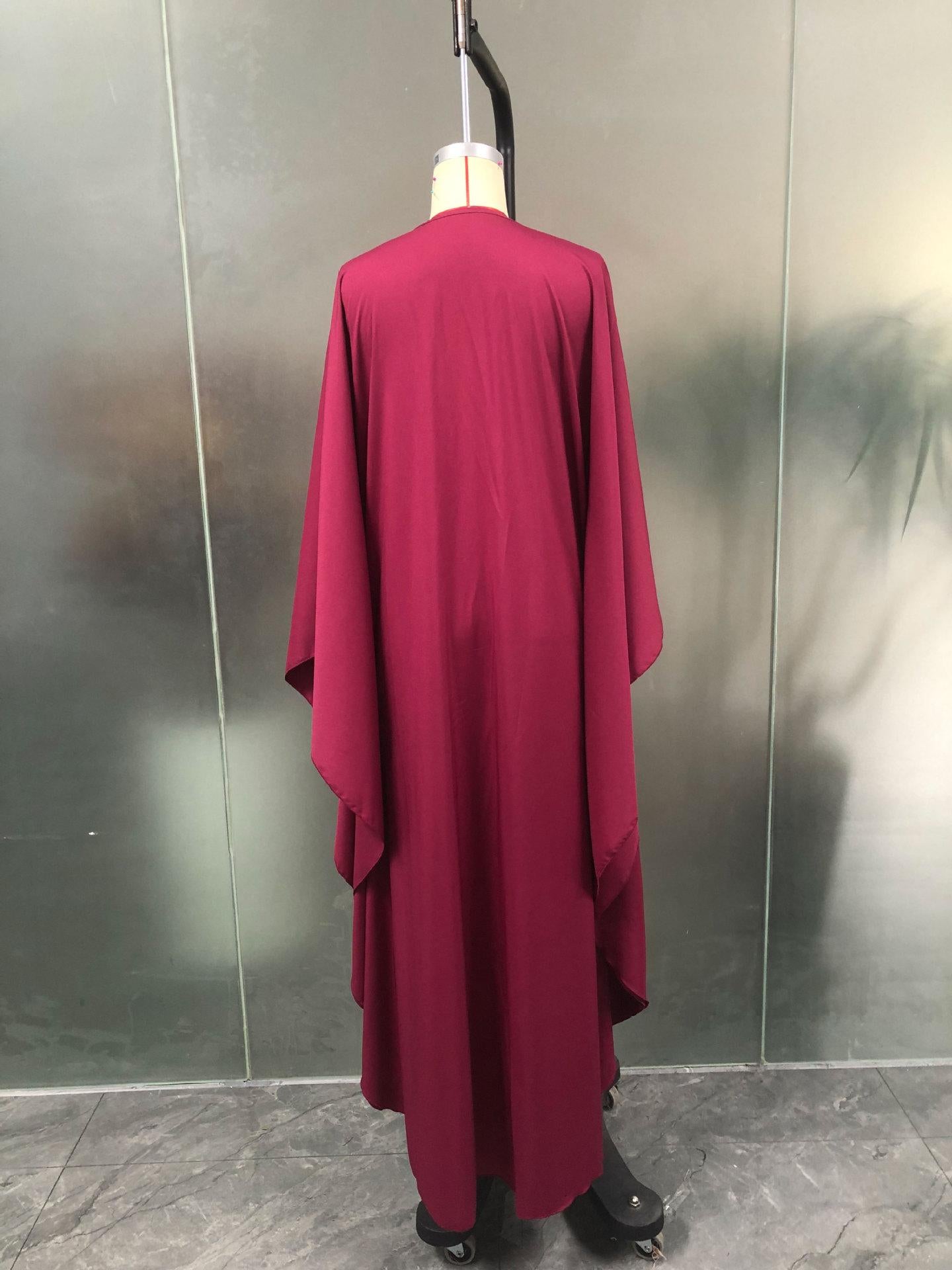 HASASERIES HS1087 New Style Elegant Decal Dress Robe