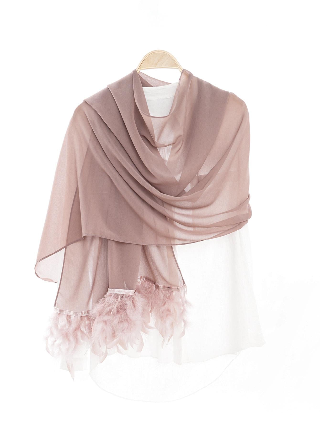 HASASERIES HS1146 Pure Color Chiffon Breathable Headscarf