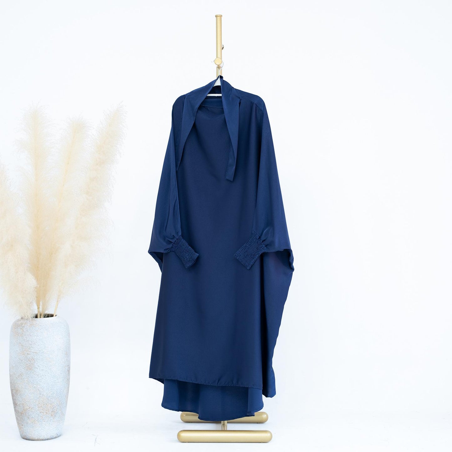 HASASERIES HS0720 Large Swing Solid Color Robe Children's Dress