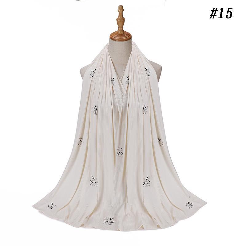 HASASERIES HS1133 Nouveau foulard rayé pour perçage à chaud