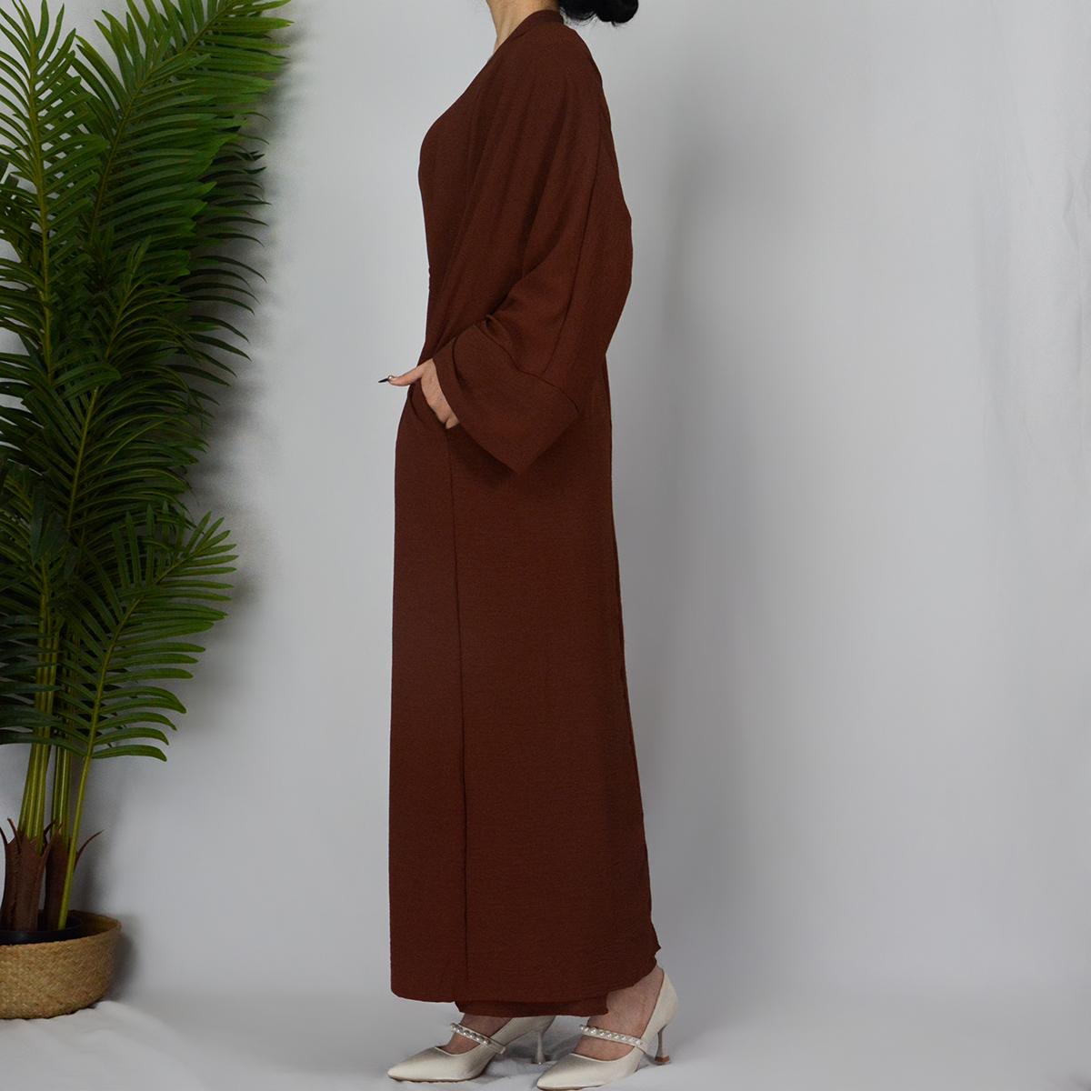 HASASERIES HS0926 Ensemble de 2 peignoirs doux avec robes doublées