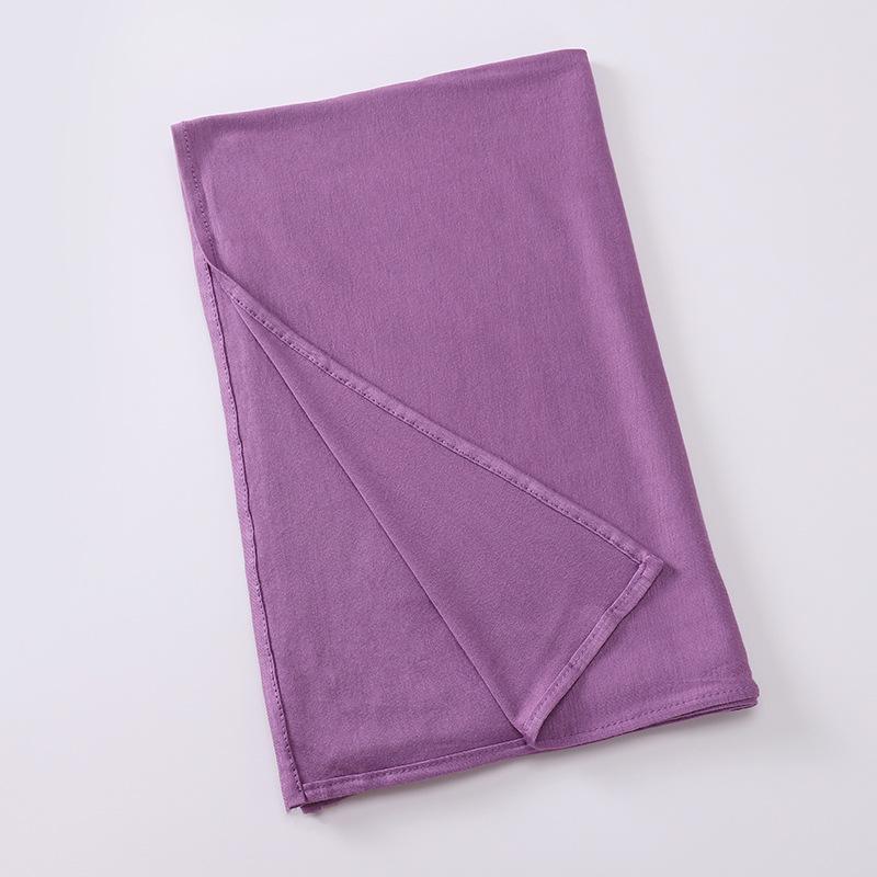 HASASERIES HS1051 Fashion Warm Solid Color Scarf