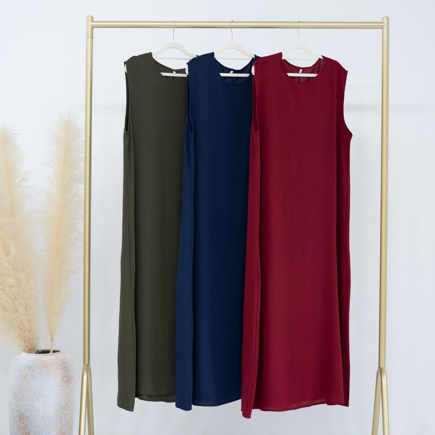 Robe débardeur couleur unie HASASERIES HS1019