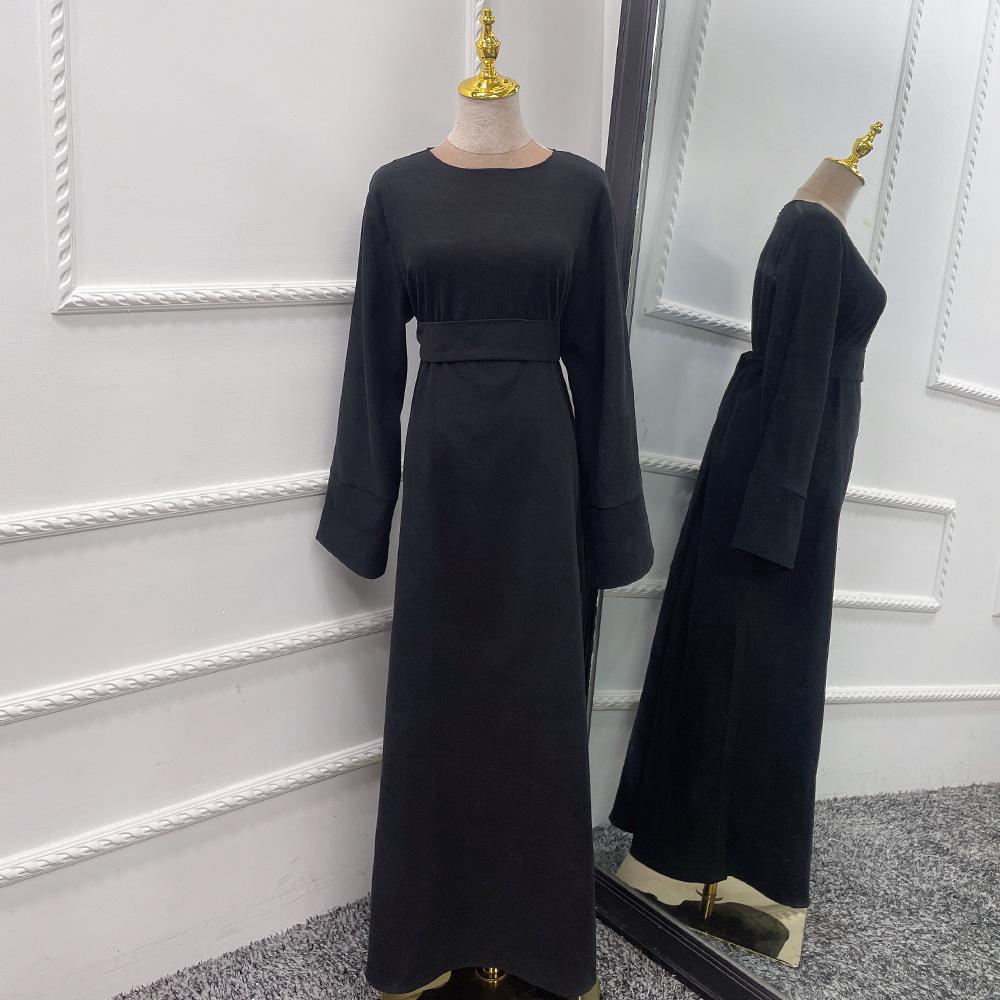 Robe tunique de couleur unie HASASERIES HS1011