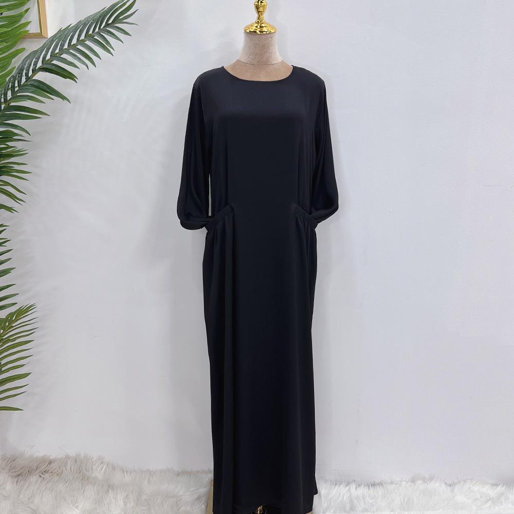 HASASERIES HS0709 Solid Large Robe Dress