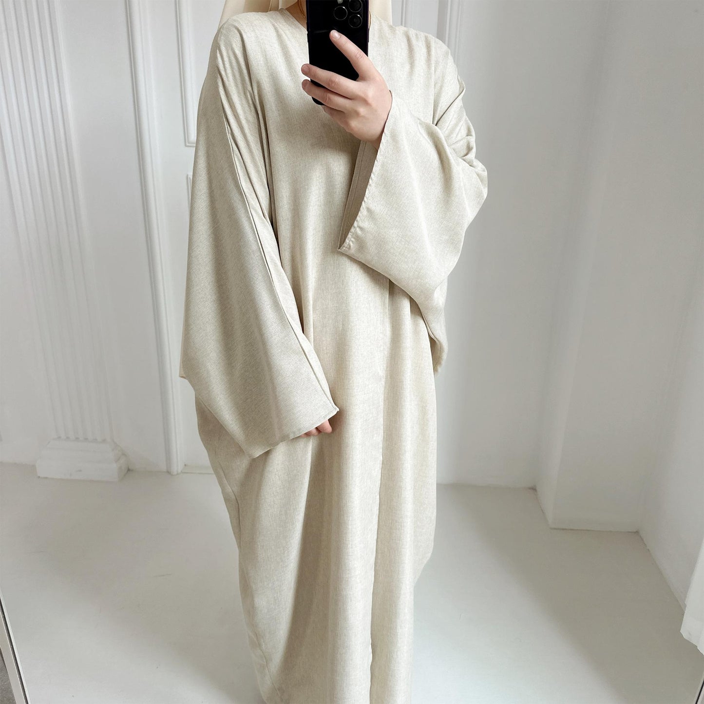 HASASERIES HS0714 Cardigan décontracté de couleur unie grande taille
