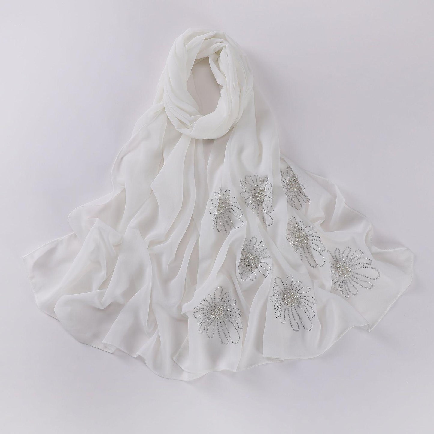 HASASERIES HS1121 New Chiffon Long Scarf Hijab