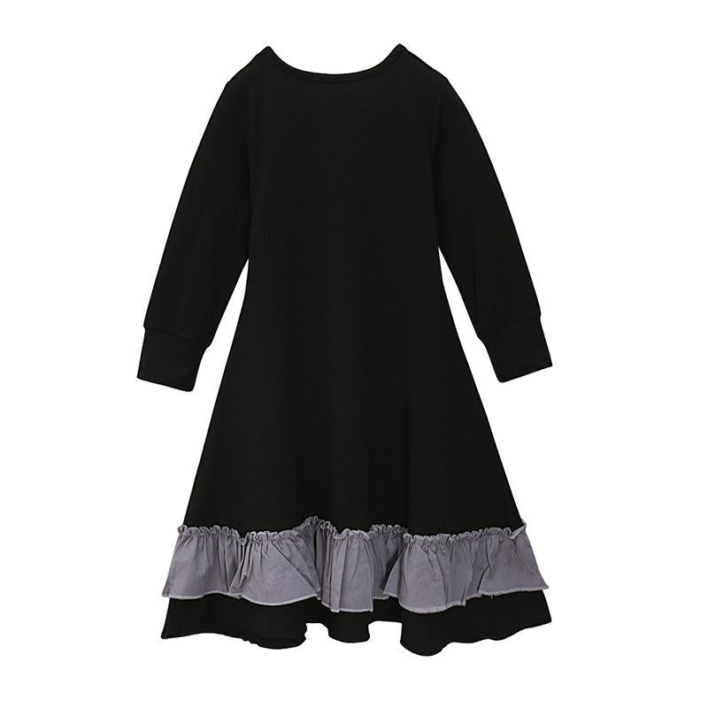 HASASERIES HS1199 Ensemble 2 pièces, Abaya pour enfant avec une couche de Khimar.