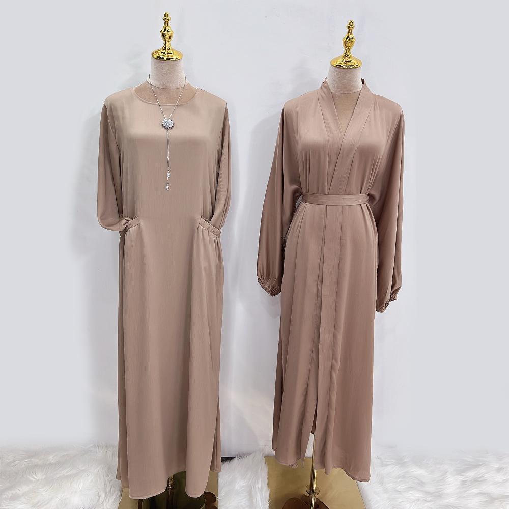 HASASERIES HS0709 Solid Large Robe Dress