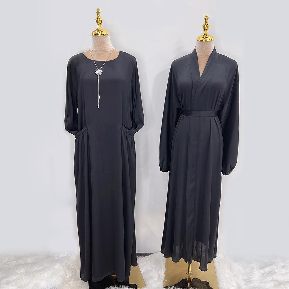 HASASERIES HS0709 Solid Large Robe Dress