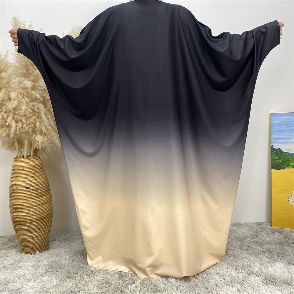 HASASERIES HS0928 Loose Gradient Cardigan Abaya