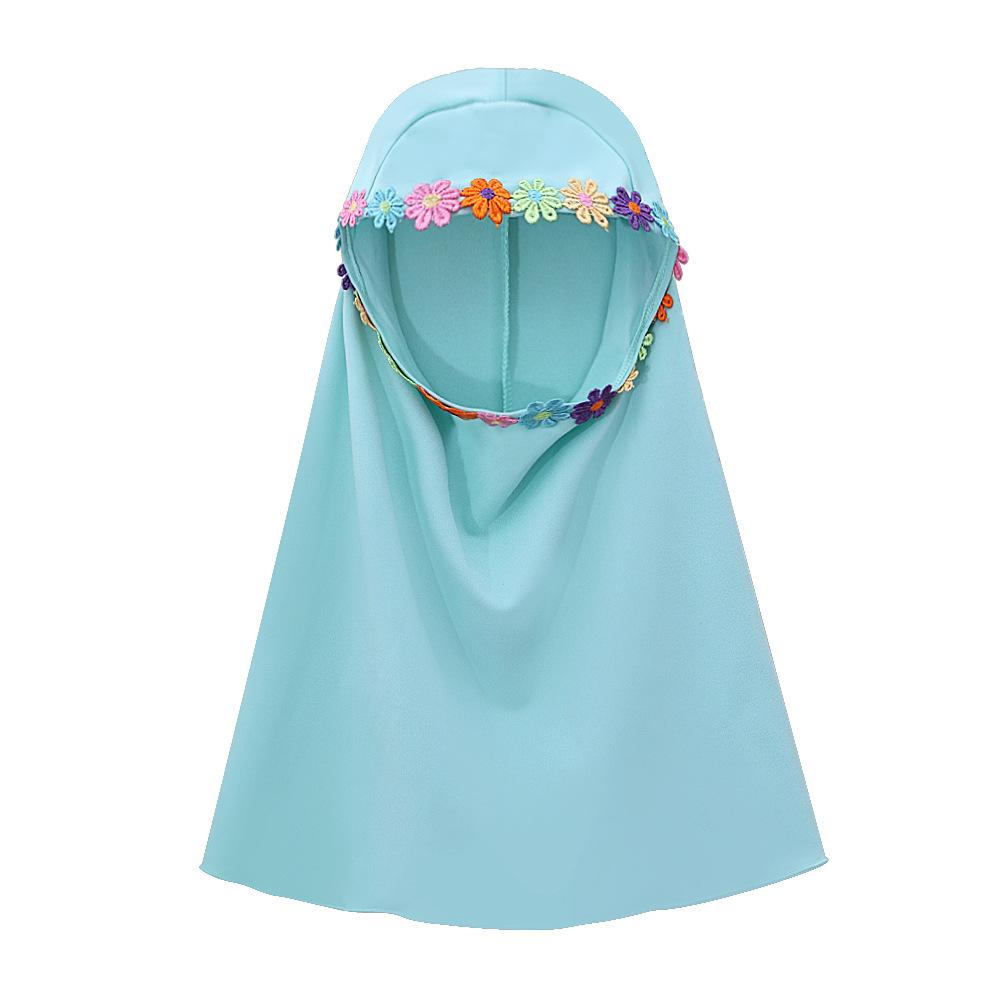HASASERIES HS1198 Ensemble 2 pièces, Abaya pour enfant avec une couche de Khimar.