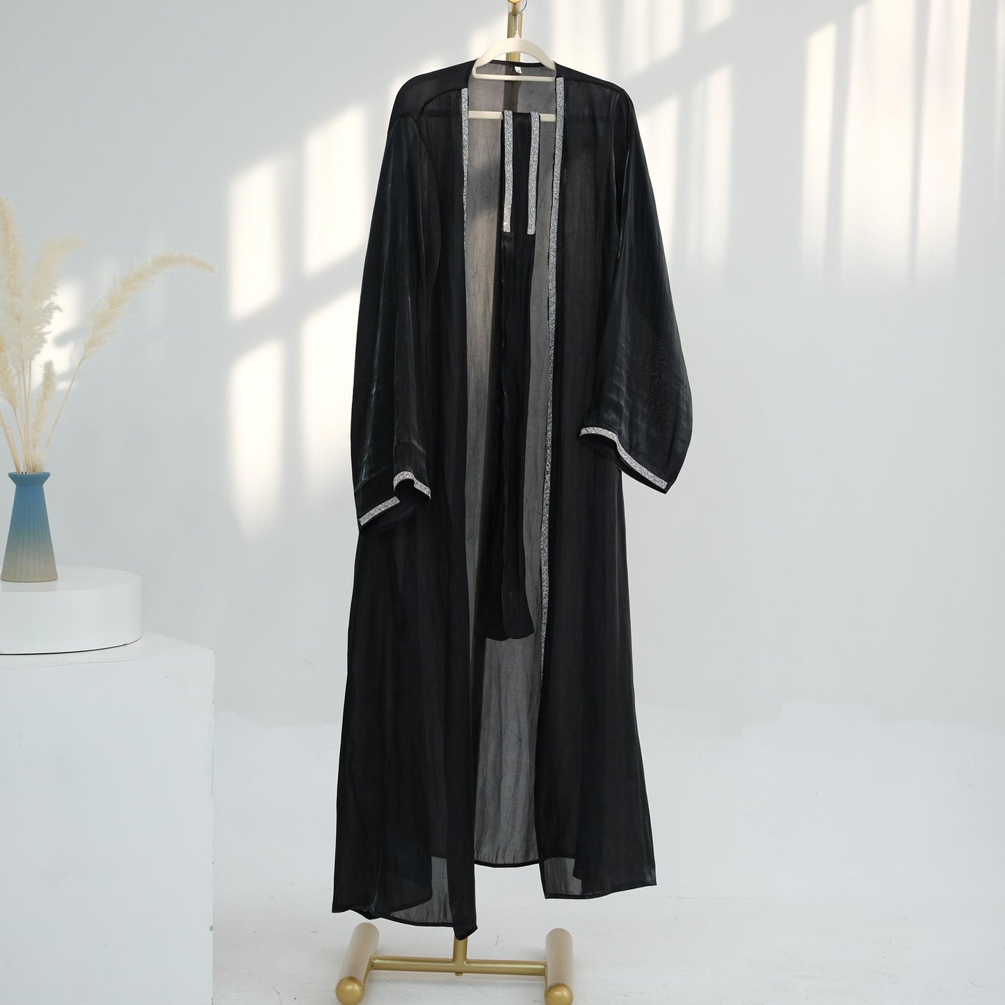 HASASERIES HS1184 Ensemble 2 pièces cardigan + robe intérieure