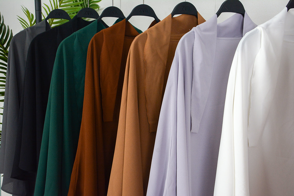 HSJ01 Muslim ICE SILK CREPE Khimar