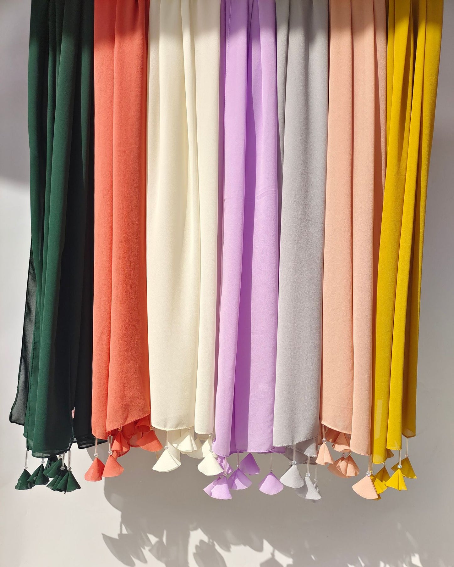 2022 New Style Pearl floral chiffon headband Hijab