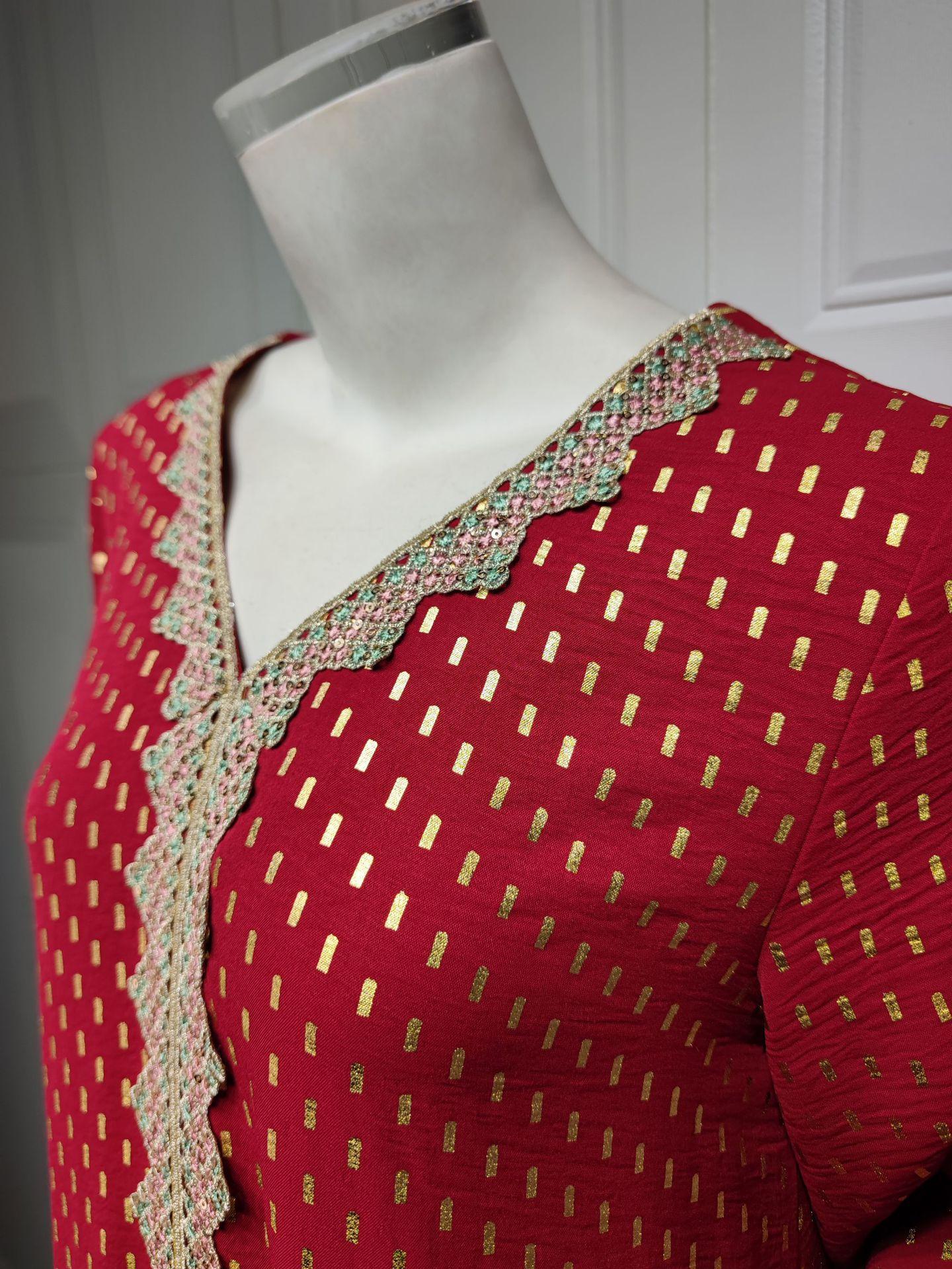 HS0360 S-2XL رداء إسلامي برونزي جديد للنساء