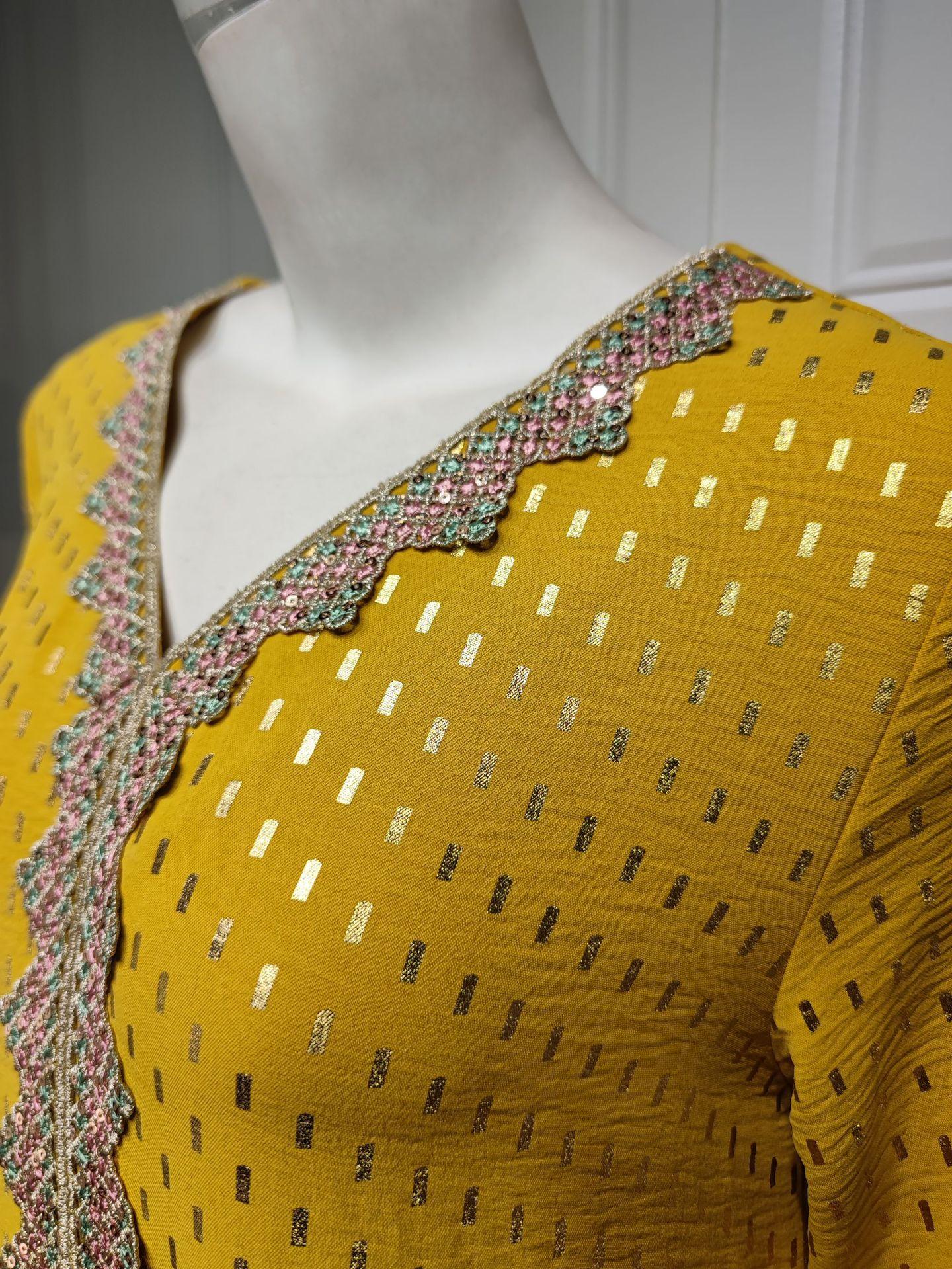 HS0360 S-2XL رداء إسلامي برونزي جديد للنساء