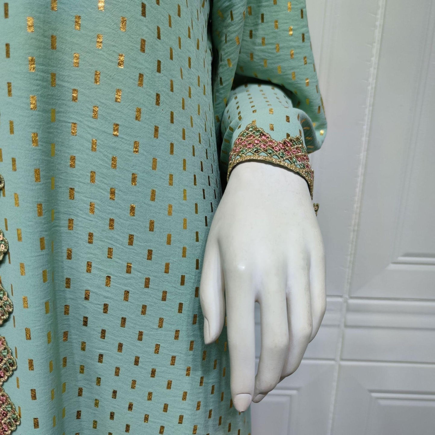 HS0360 S-2XL رداء إسلامي برونزي جديد للنساء