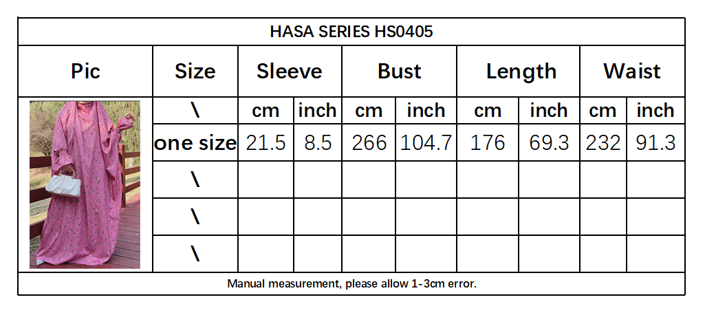 HS0405 2022 dubai turkey middle east print dress robe