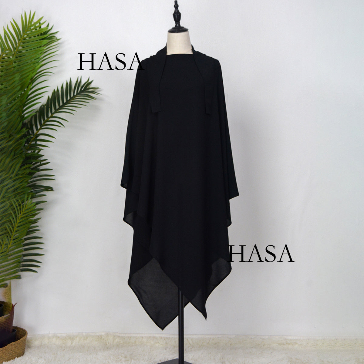 HSJ01 Muslim ICE SILK CREPE Khimar