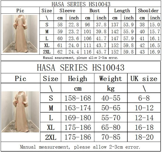 #HS10043  S-2XL  Large lantern sleeves Long bright silk dress Stand up collar Back tie Women's dress