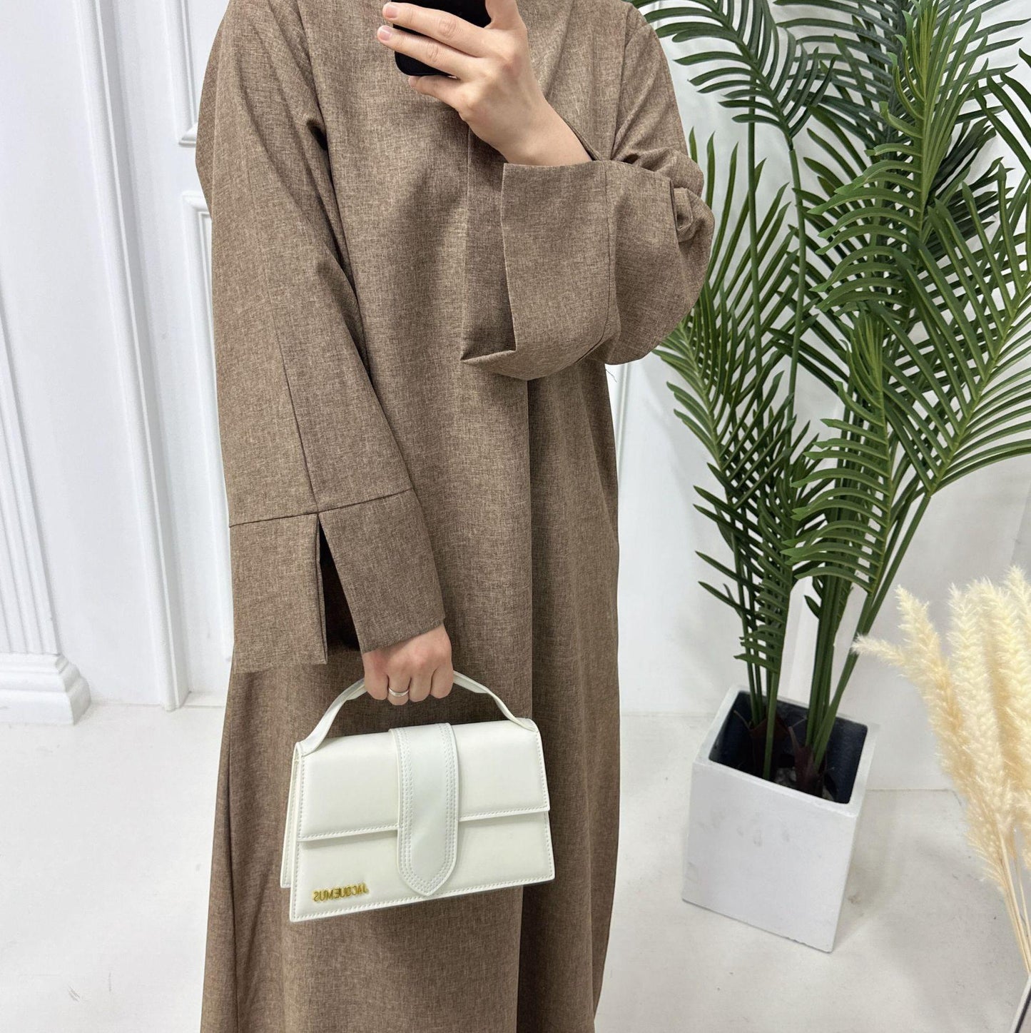 HASASERIES HS0999 Loose Large Elegant Dress Robe
