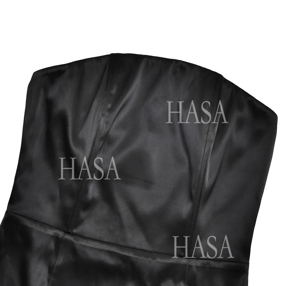 HASA HS6767 Minimal Glam Lace Panel Bodycon Dress