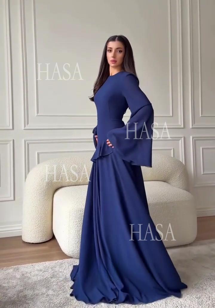 HS6736 Sophisticated Evening Maxi Dress for Elegant Styling