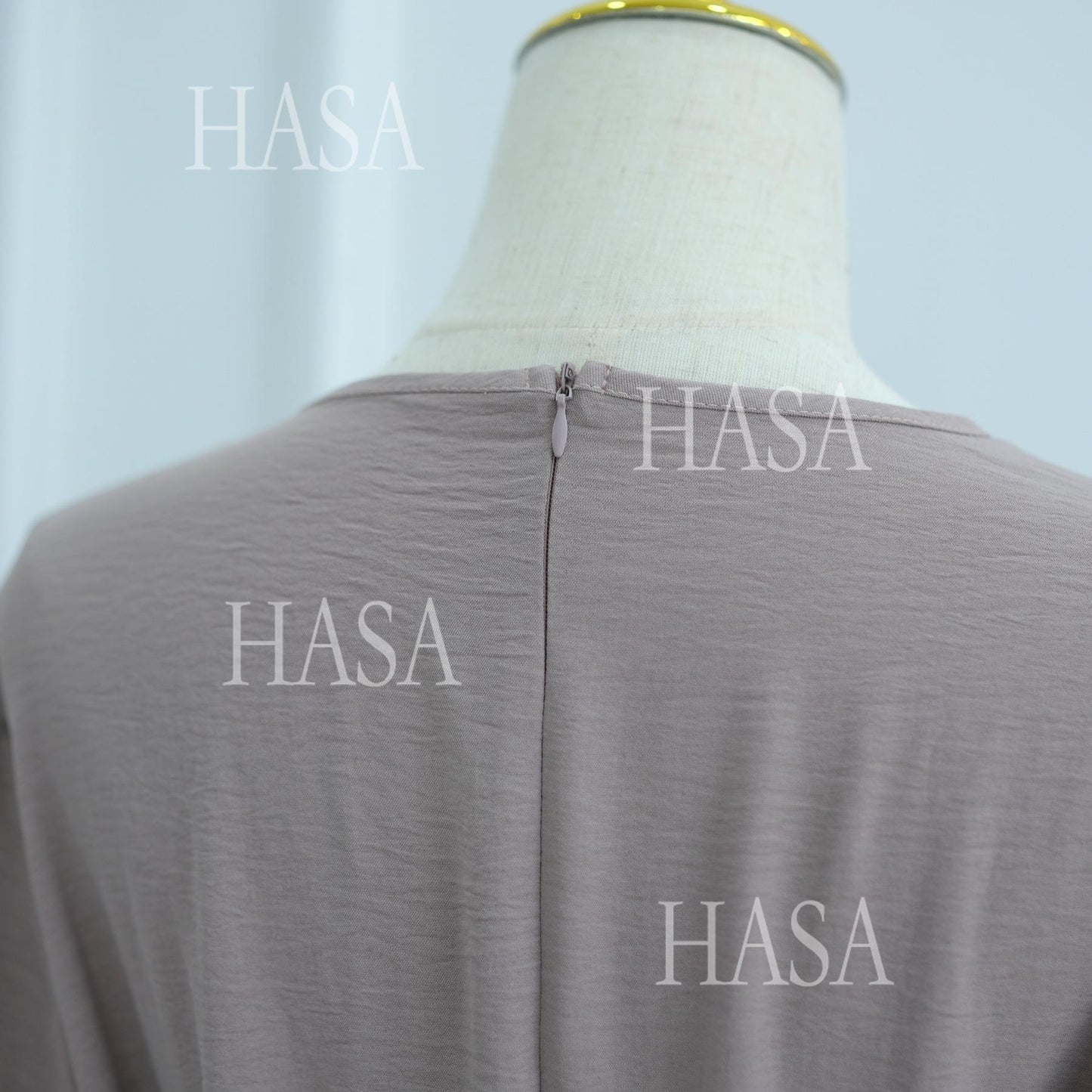 HS6549 Minimalist Abaya with Waist Detail