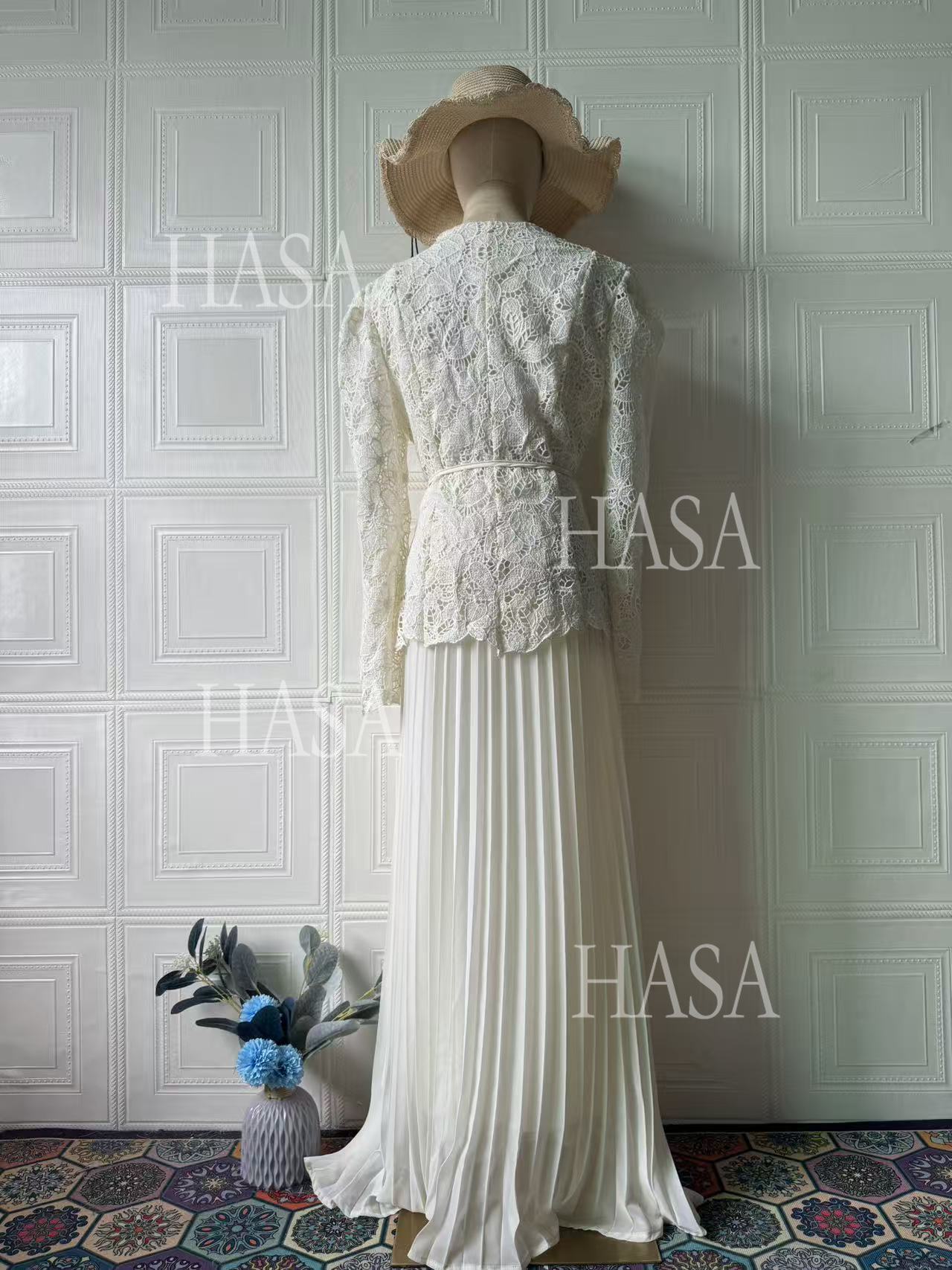 HASA HS6756 Soft Elegant Layered Occasion Dress