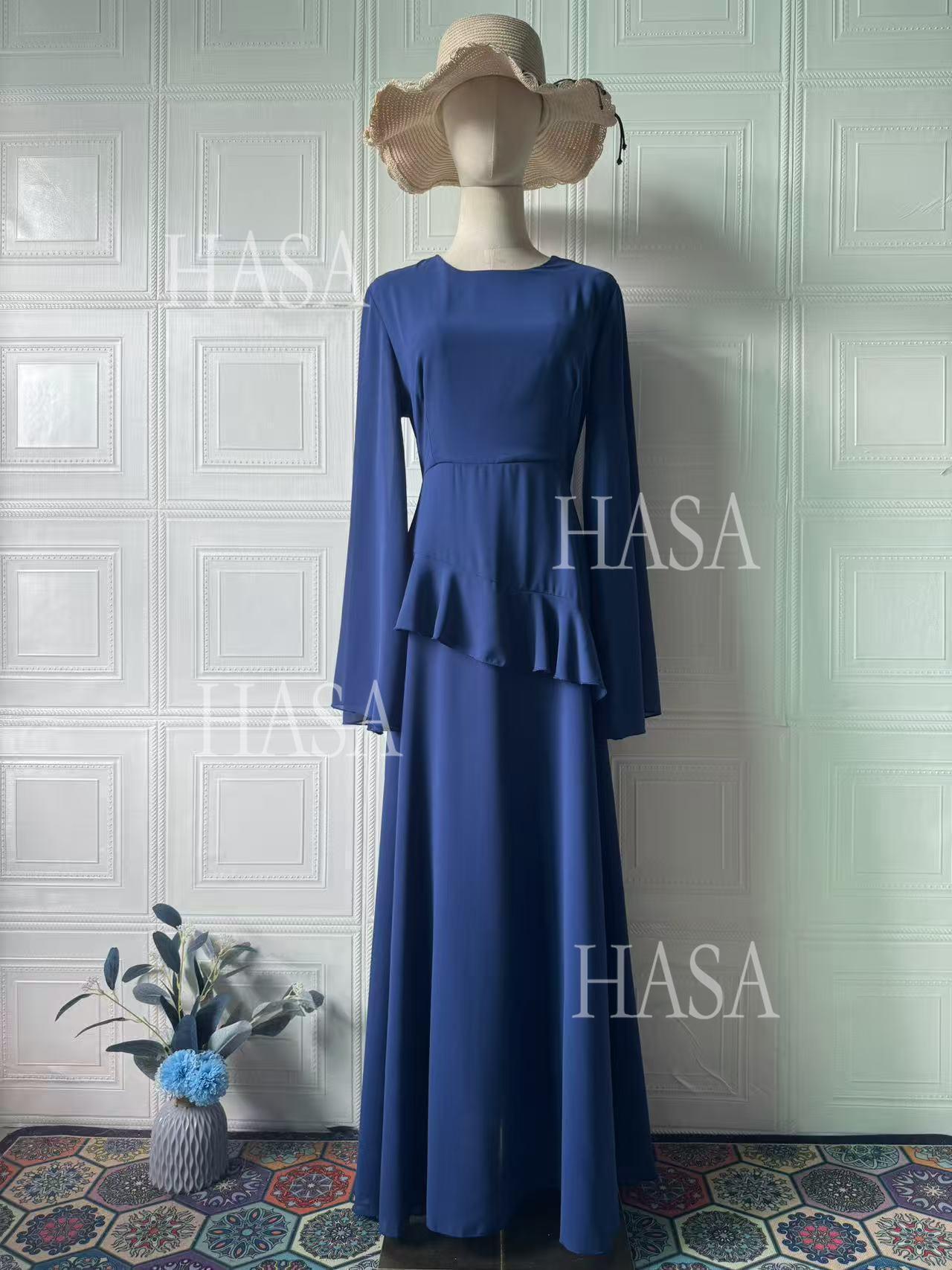 HS6736 Sophisticated Evening Maxi Dress for Elegant Styling