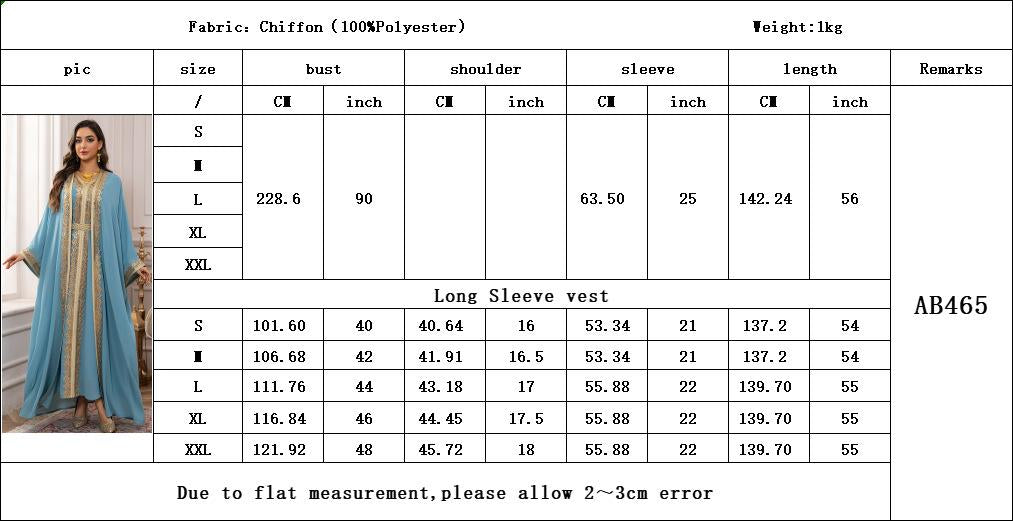 HASA HS6817 Women's Summer Lace Ribbon Splicing Two-piece Set with Belt Chiffon Dress