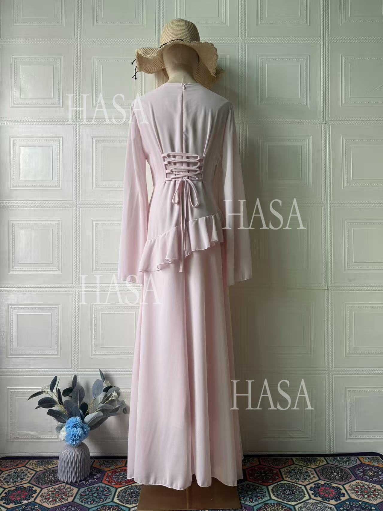 HS6736 Sophisticated Evening Maxi Dress for Elegant Styling