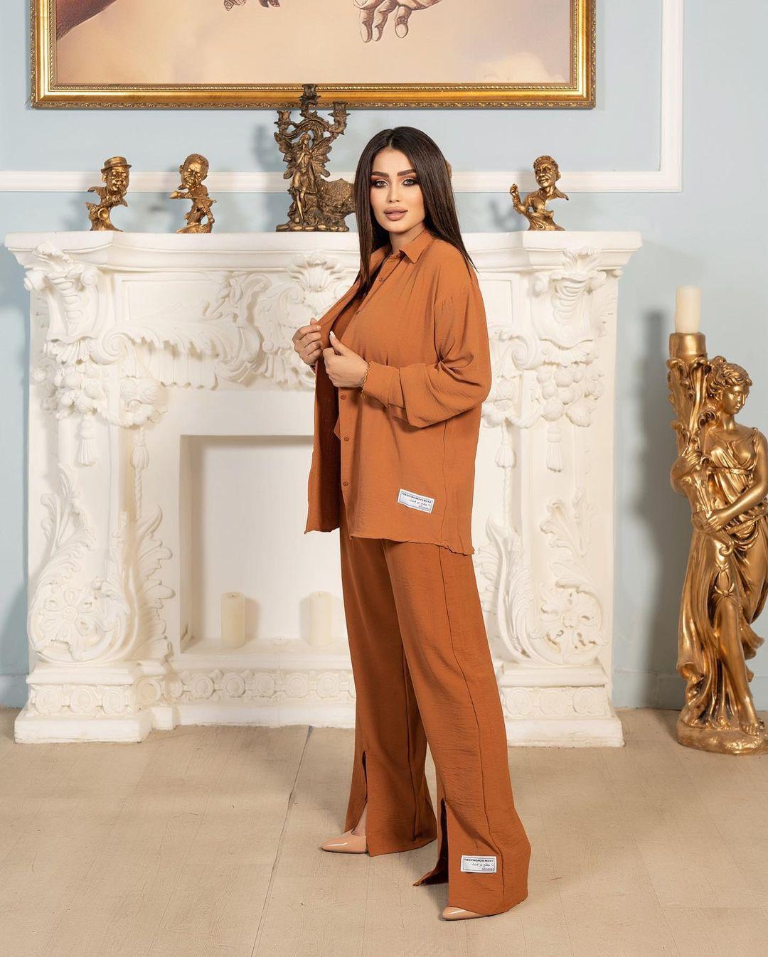 HASASERIES HS0829 3pcs Set Long Sleeved Shirt Vest and Pants