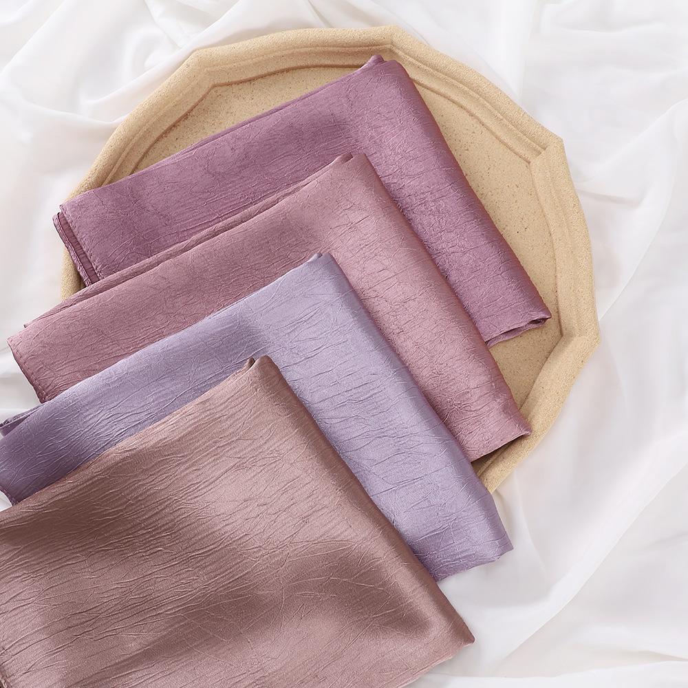 HASASERIES HS1136 Nouveau bandeau en satin de soie simulé