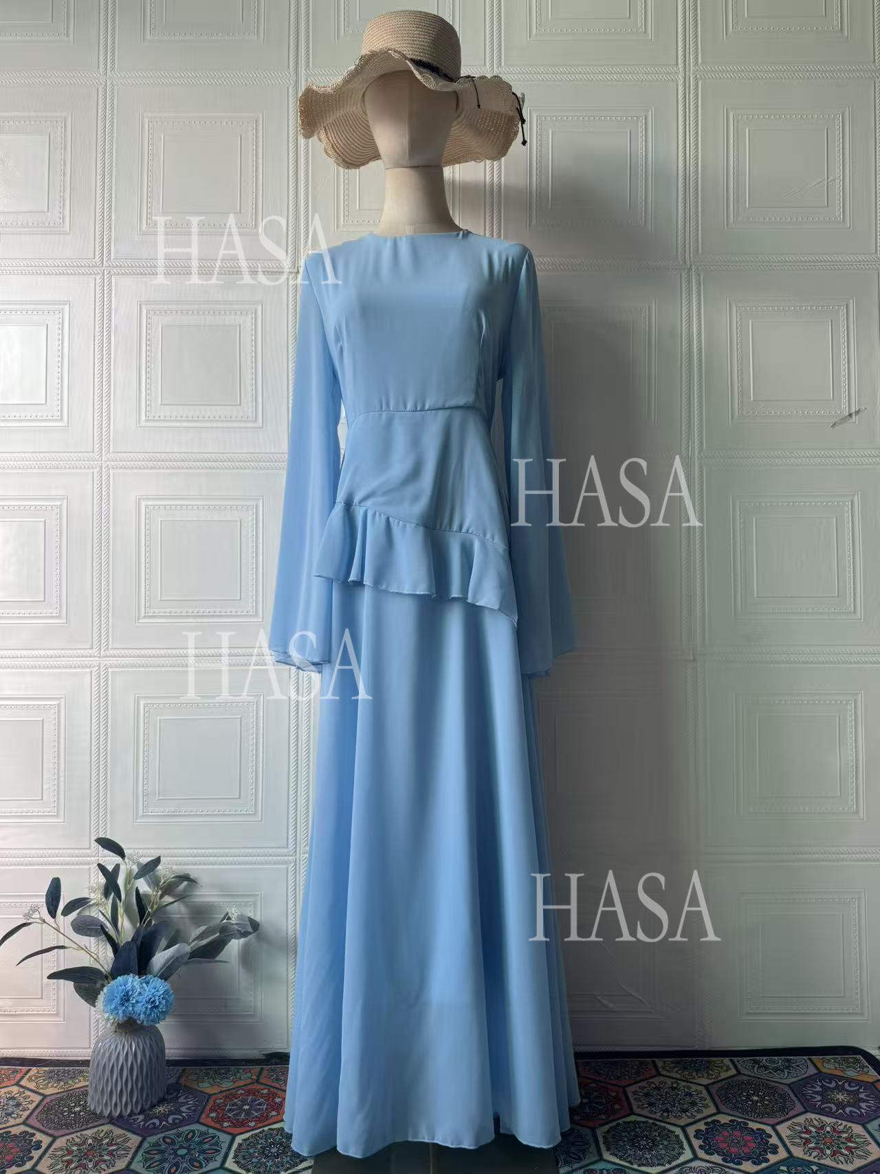 HS6736 Sophisticated Evening Maxi Dress for Elegant Styling