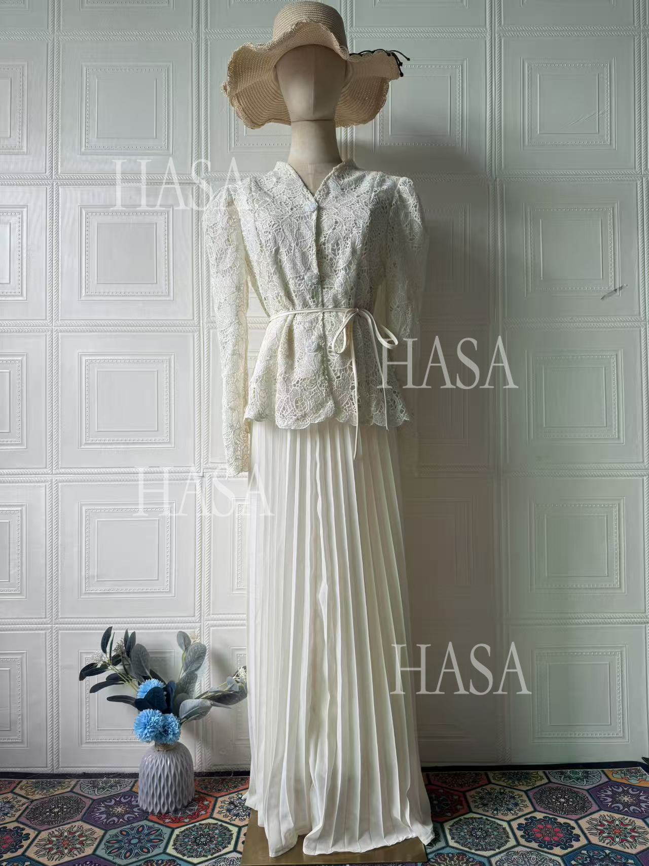 HASA HS6756 Soft Elegant Layered Occasion Dress