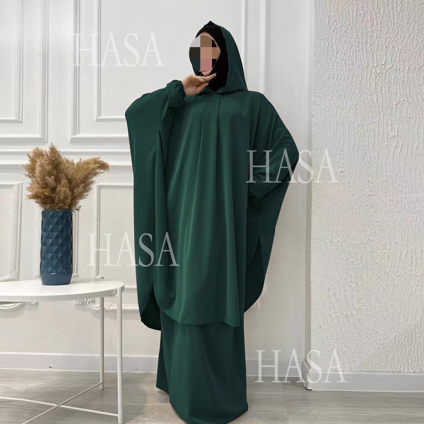 HS6583 Women's Loose Long Robe Suit