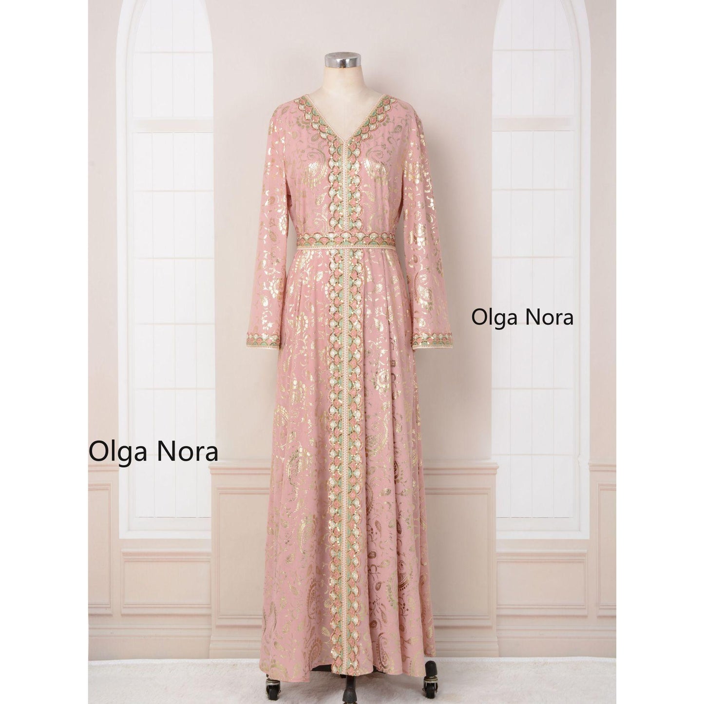 HS1328 Elegant and Slim-fitting Maxi Dress